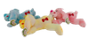 Three color lying dog
