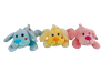 Three color lying dog