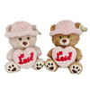 GTW34210 A Bear Wearing A Hat And A Heart Full of Love