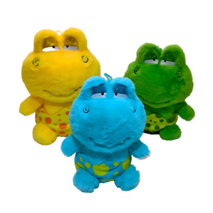 Three color frogs