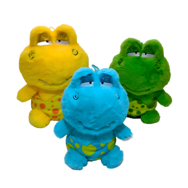 Three color frogs