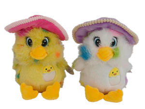 Two color duck with hat